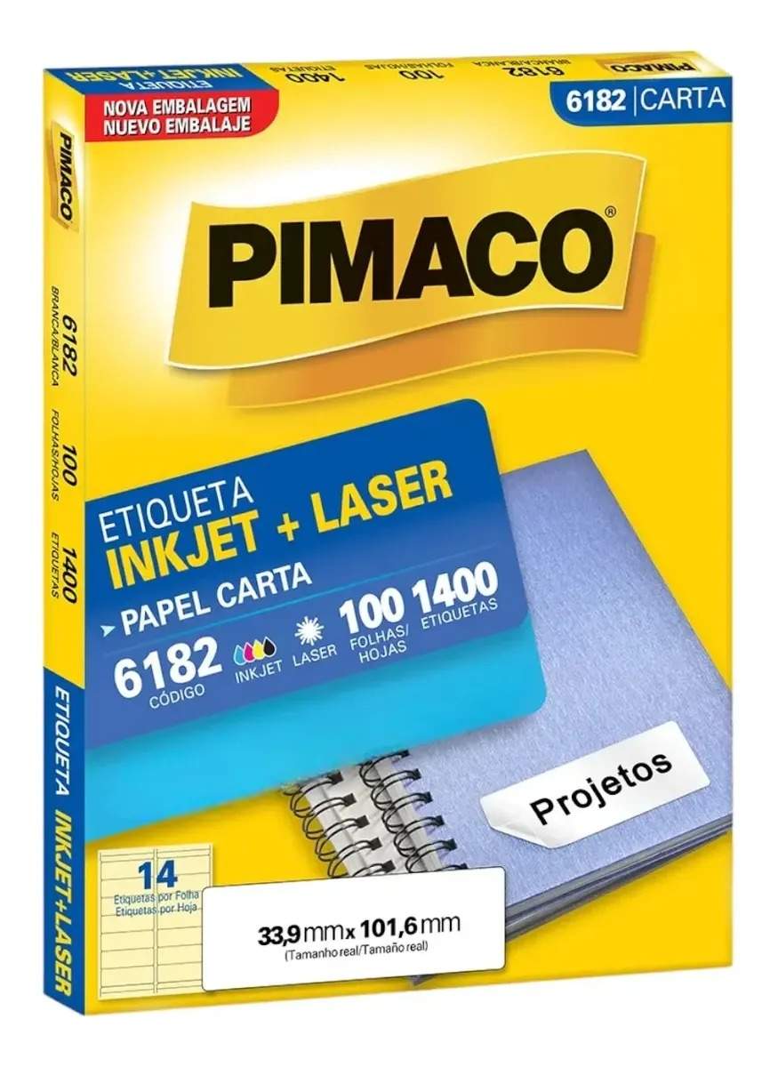 ETIQUETA PIMACO A4 N14